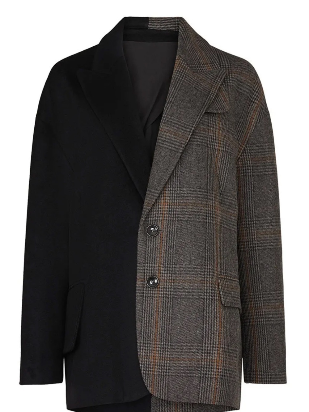 NWOT HTF RARE Tibi Liam Plaid Color Block Coat Blazer